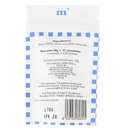 Caramelos 100% De Xilitol Sin Azucár · Menta 30g_3