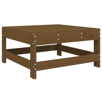 Vidaxl Juego De Muebles Jardín 7 Pzas Madera Maciza Pino Marrón Miel_4
