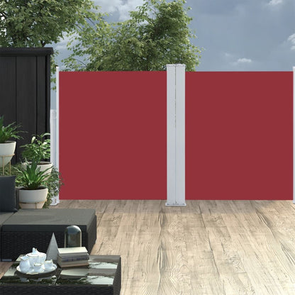 Vidaxl Toldo Lateral Retráctil Rojo 160x600 Cm_1