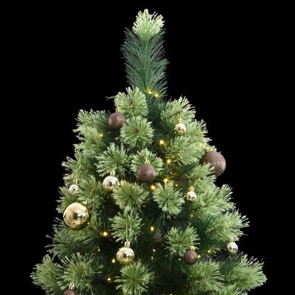 Vidaxl Árbol De Navidad Artificial Con Bisagras 150 Led Y Bolas 150 Cm_1