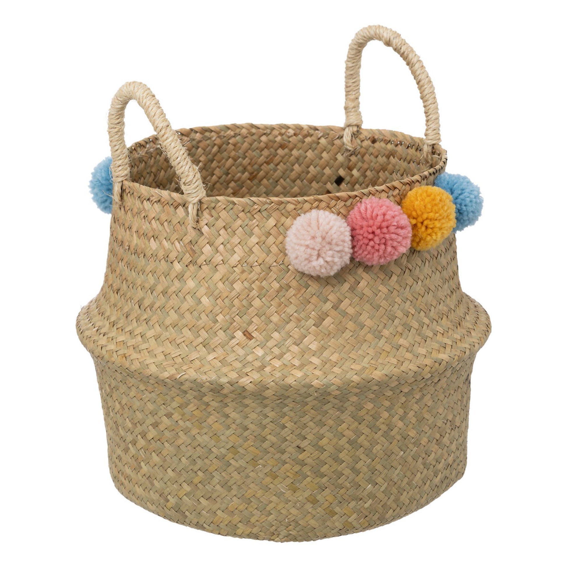 Cesta Infantil bulda Con Pompones_0