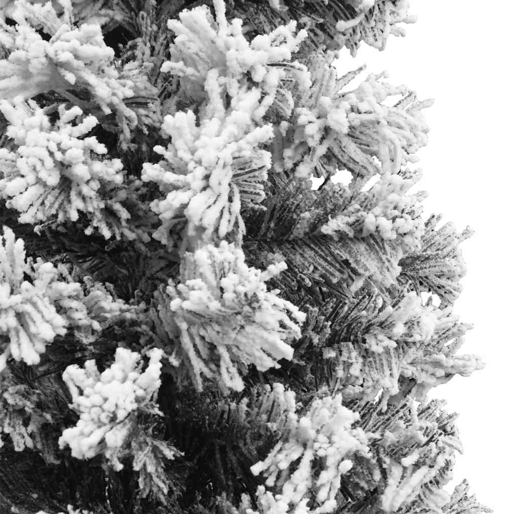 Vidaxl Árbol De Navidad Artificial Verde Con Nieve Pvc 150 Cm_4