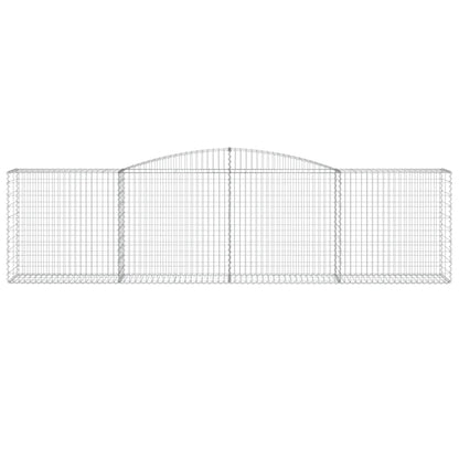 Cestas De Gaviones 10 Uds Forma De Arco Hierro 400x50x100/120cm_3