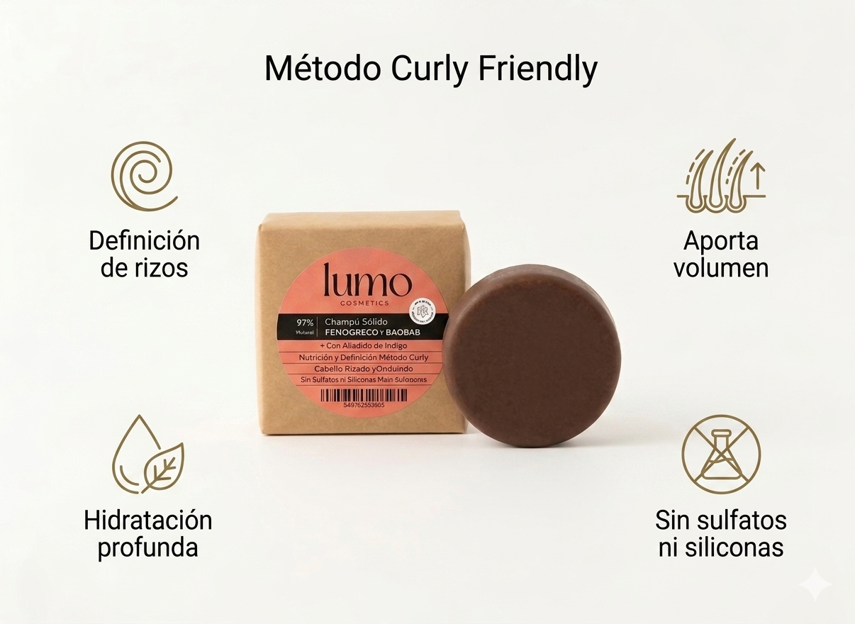 Champú Sólido Natural Para Cabello Rizado | Definición Y Suavidad | Lumo Cosmetics_2