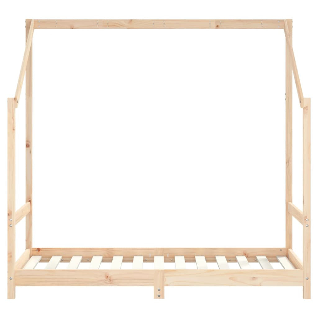 Vidaxl Estructura De Cama Para Niños Madera Maciza De Pino 80x160 Cm_3