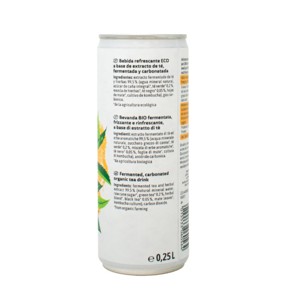 Kombucha Voelkel BIO original lata 250 ml