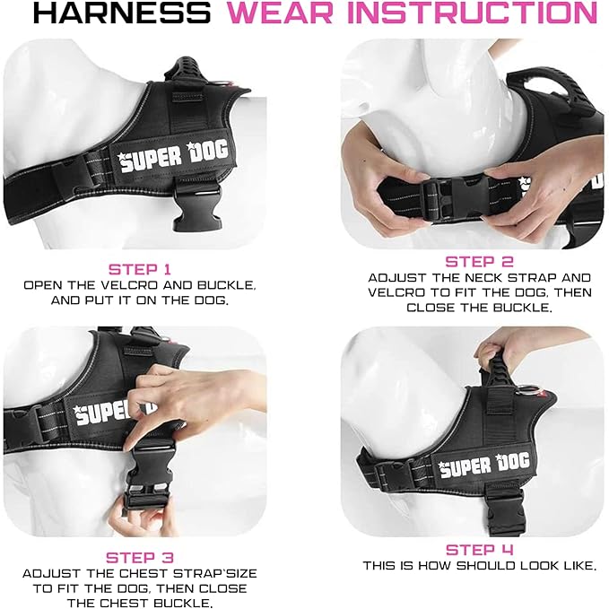 Edipets Arnés Para Perro Antitirones, Ajustable Y Personalizable_4