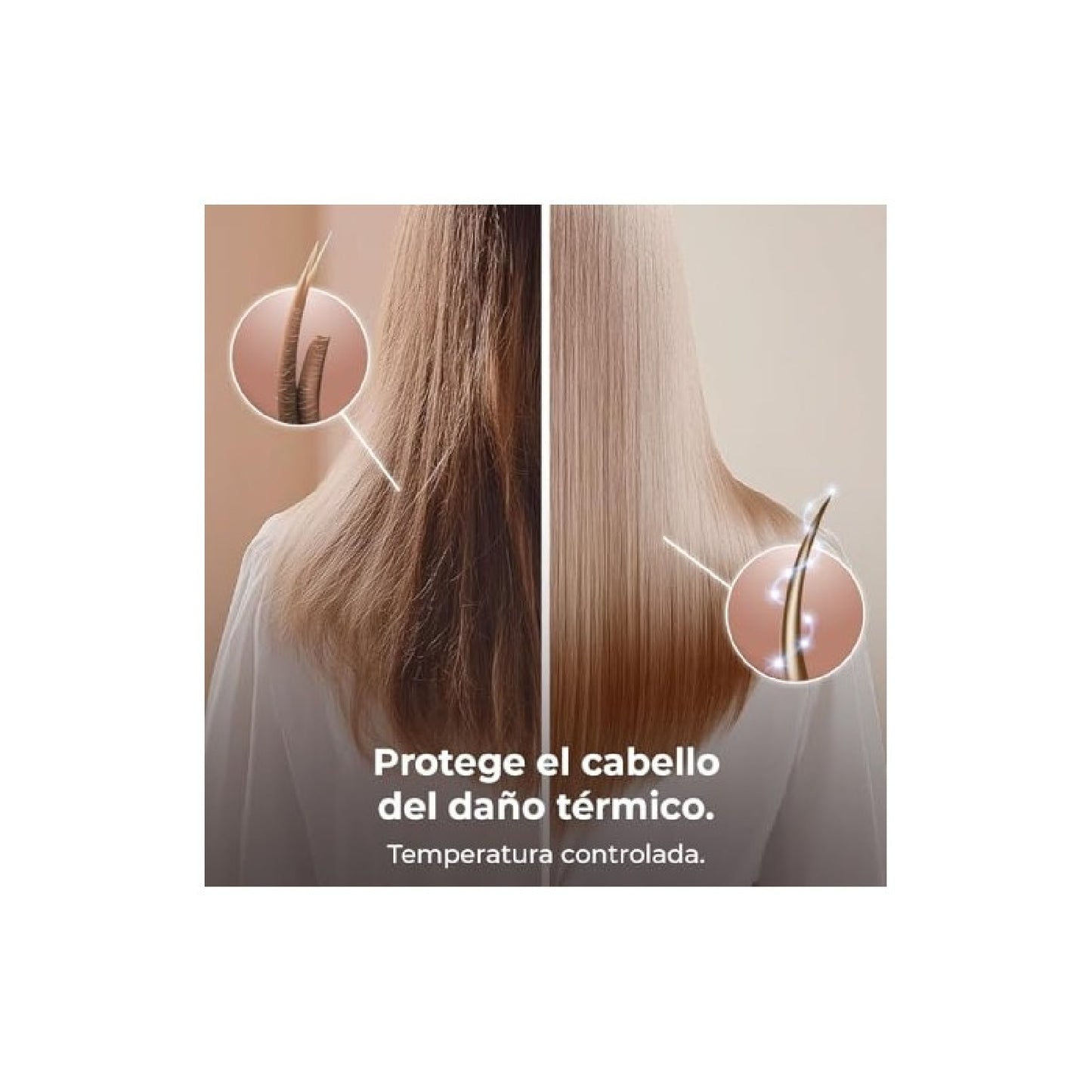 Cecotec Secador De Pelo Brushless De Última Generación Dryglam Nano Plasma Champagne. Potencia De 110,000 Rpm Y 1600w_4