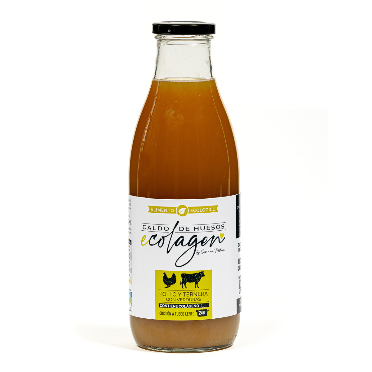 Caldo de Osso de Frango e Carne Biológico Ecolagen com Legumes 1L