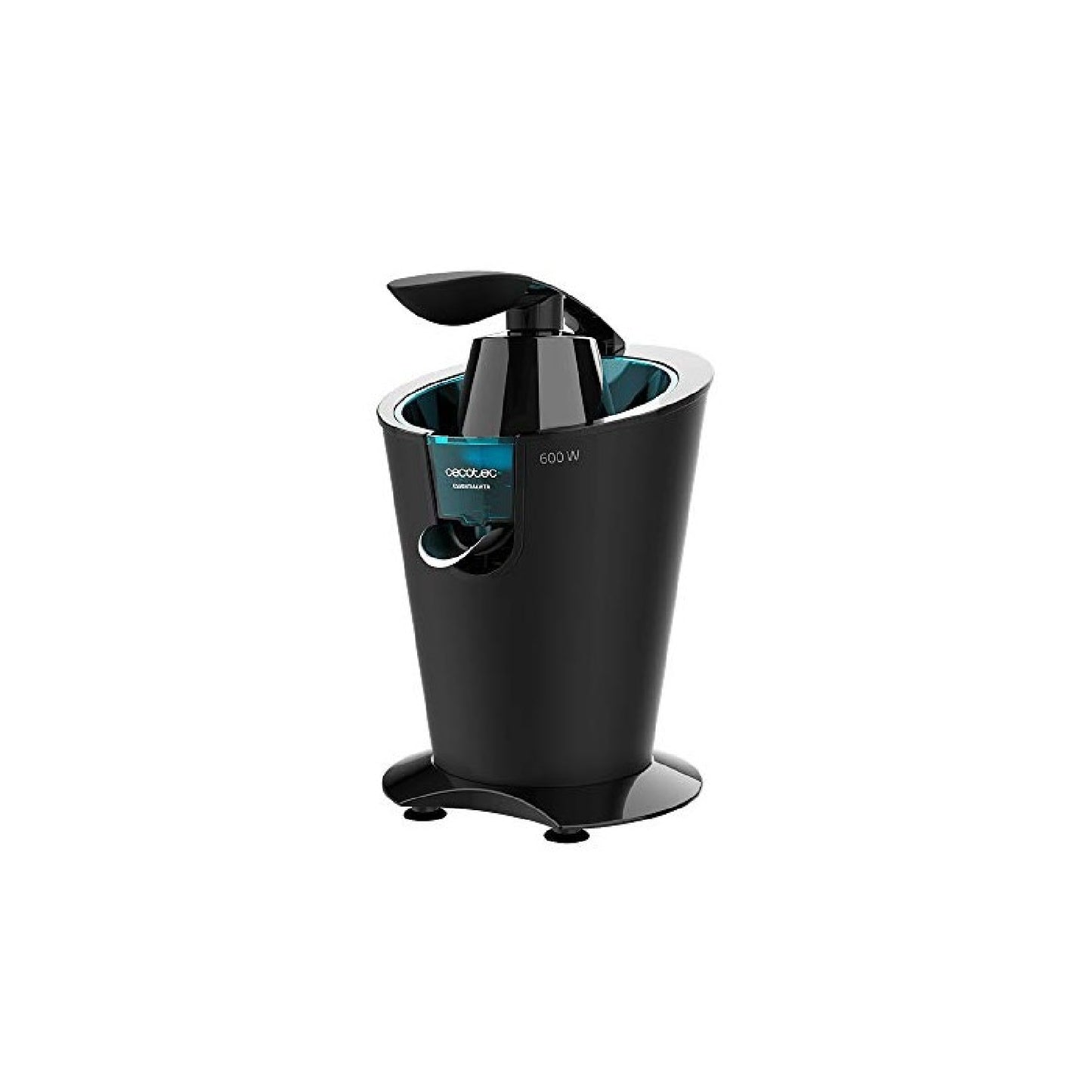 Exprimidor Eléctrico De Brazo Essentialvita Powerfresh 600 Black. 600 W, Filtro De Acero Inoxidable, 2 Conos Desmontables, Boquilla Antigoteo, Cuerp_0