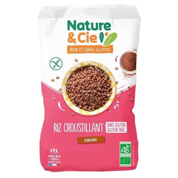 Arroz Tufado com Chocolate Orgânico Sem Glúten Nature&amp;cie 200 gramas 
