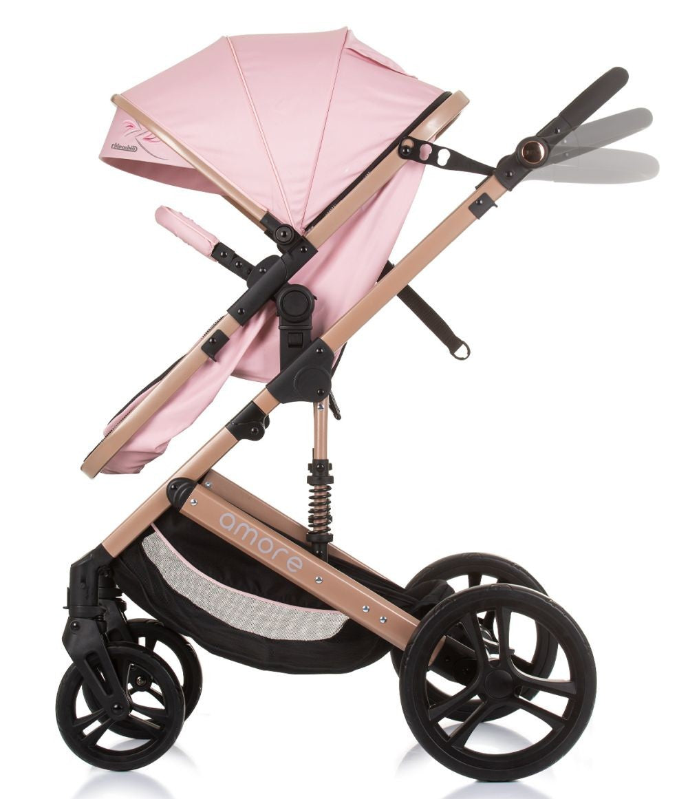 Carrito De Bebé Duo Convertible Amore Hasta 22 Kg Flamingo_1
