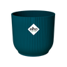 Vaso de flores redondo dobrável Vibes azul escuro Elho 22 cm