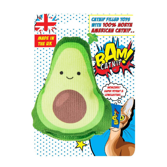 Brinquedo para gatos Ricardo Avocado com Catnip BAM!