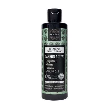 Champu Carbon Activo Anticaida 250ml Banban_0
