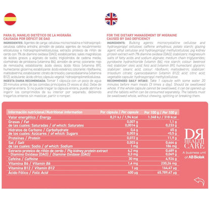 DAOhead® 60 cápsulas com comprimidos gastrorresistentes