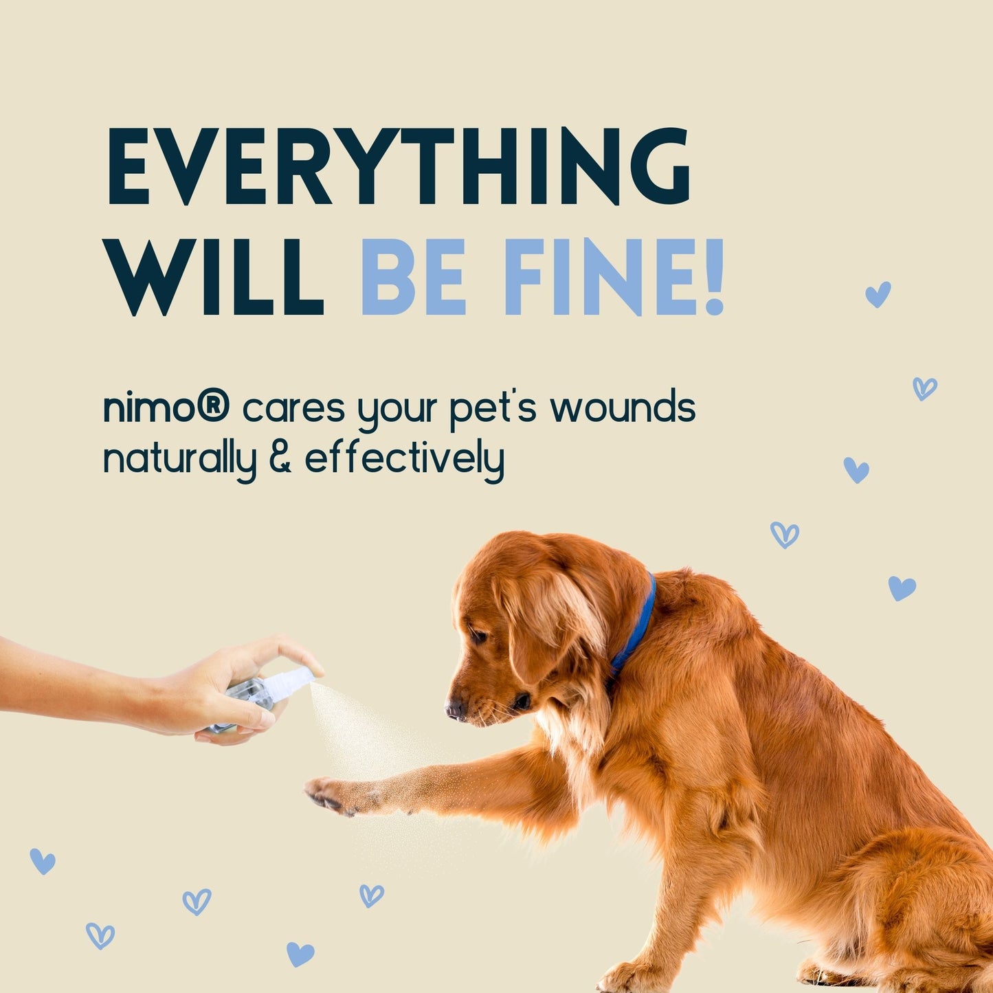 Spray Para Heridas De Mascotas - Nimo - 125 Ml_1
