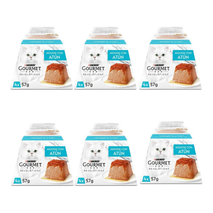 Embalagem de 6 x Mousse de Atum GOURMET REVELATIONS (4x57g)