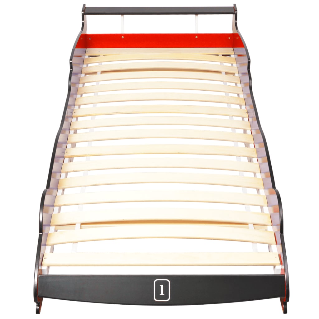 Cama Con Forma De Coche De Carreras Para Niños Roja 90x200 Cm / Vetonek_5