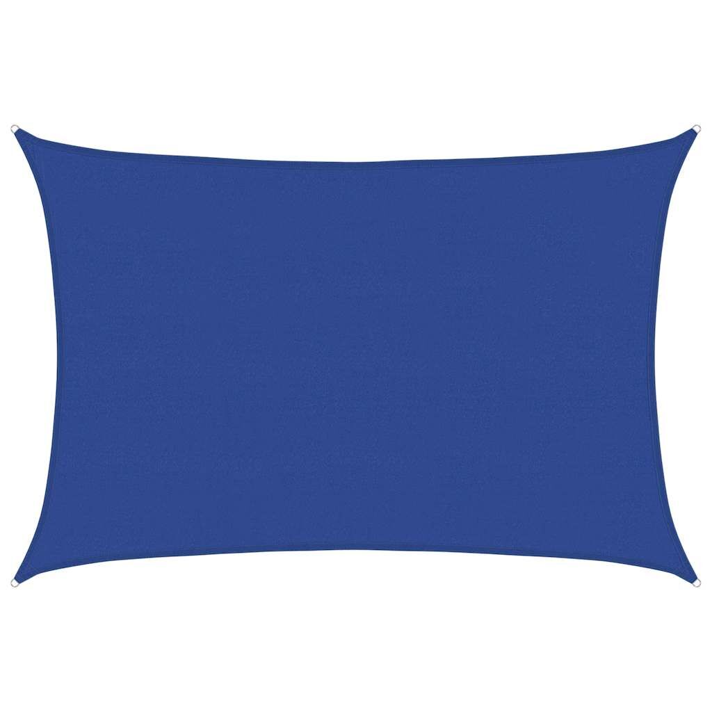 Vidaxl Toldo De Vela Rectangular Hdpe Azul 160 G/m² 5x7 M_0