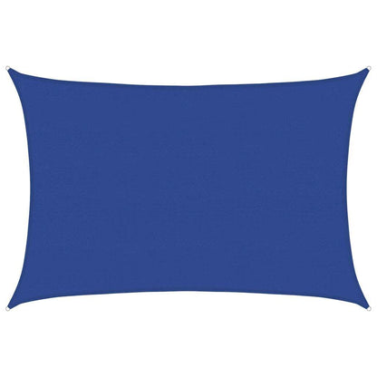 Vidaxl Toldo De Vela Rectangular Hdpe Azul 160 G/m² 5x7 M_0