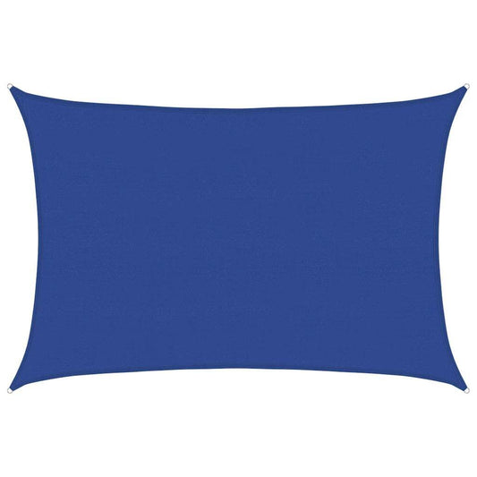 Vidaxl Toldo De Vela Rectangular Hdpe Azul 160 G/m² 5x7 M_0