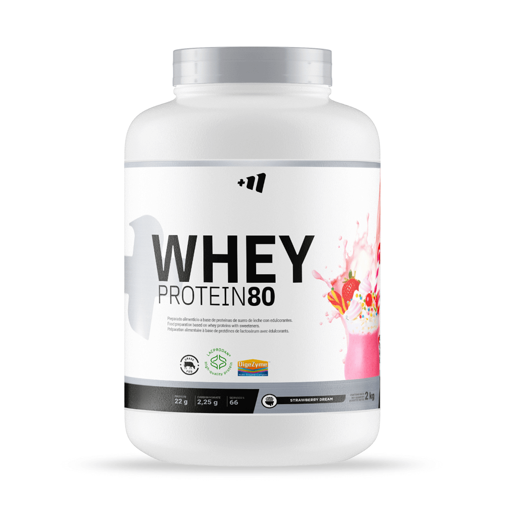 Whey Protein80 - 2 Kg - Sueño De Fresa (strawberry Dreams) - Aumenta La Masa Muscular - Masmusculo_0