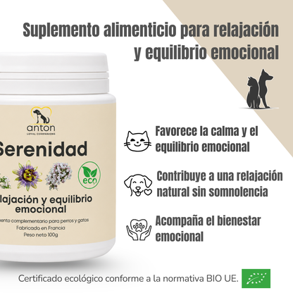Suplemento natural para el bienestar emocional de perros y gatos – ECO 100 g_1