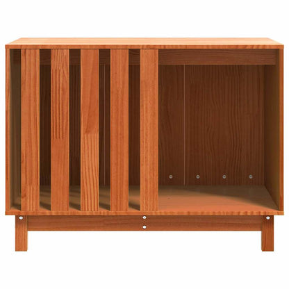Casa Para Perros Con Almacenamiento Marrón Cera 90 X 60 X 67 Cm_4