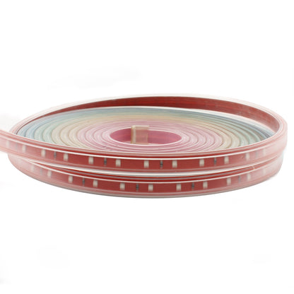 Tira Led 220v Smd2835, 120led/m, Pcb Color, Carrete 50 Metros Con Conectores Rápidos, Verde_3