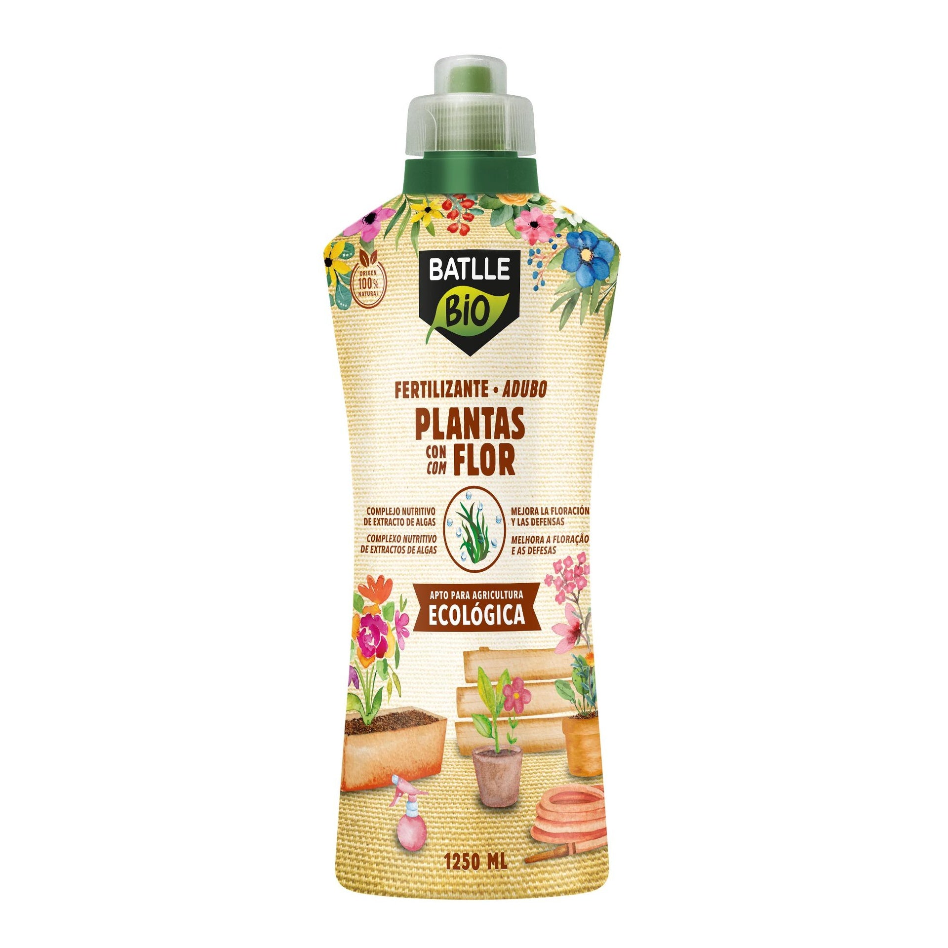 Fertilizante para plantas com flor Batlle Bio 1250 ml