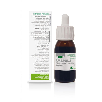 Extrato de Papoila Século XXI Soria Natural 50 ml