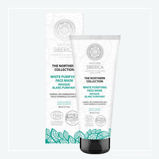 Máscara Facial Purificante Branca Natura Siberica 80ml
