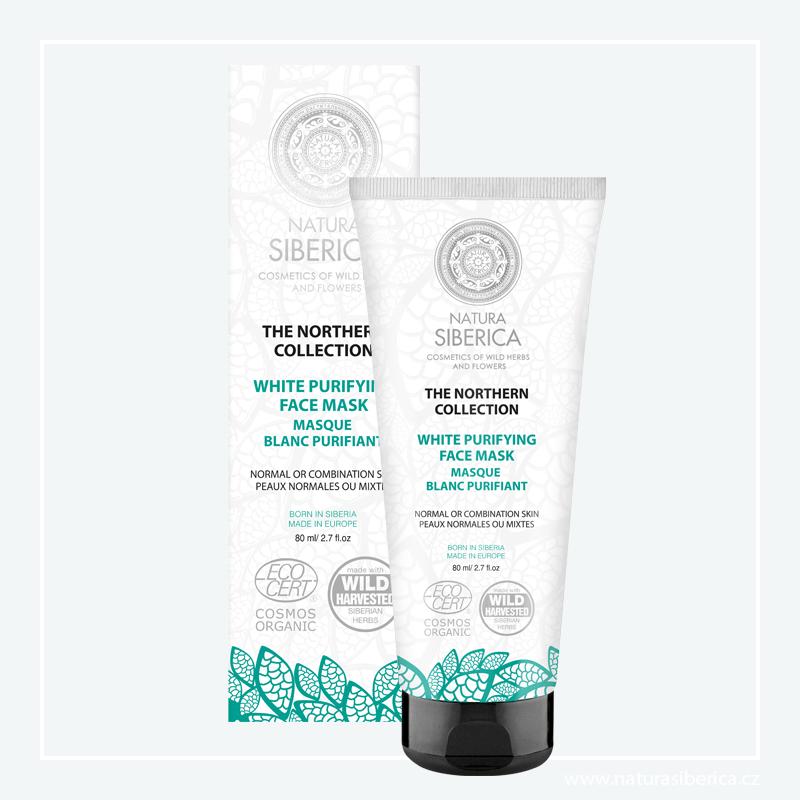 Máscara Facial Purificante Branca Natura Siberica 80ml