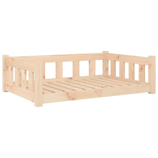 Vidaxl Cama Para Perros Madera Maciza De Pino 95,5x65,5x28 Cm_0