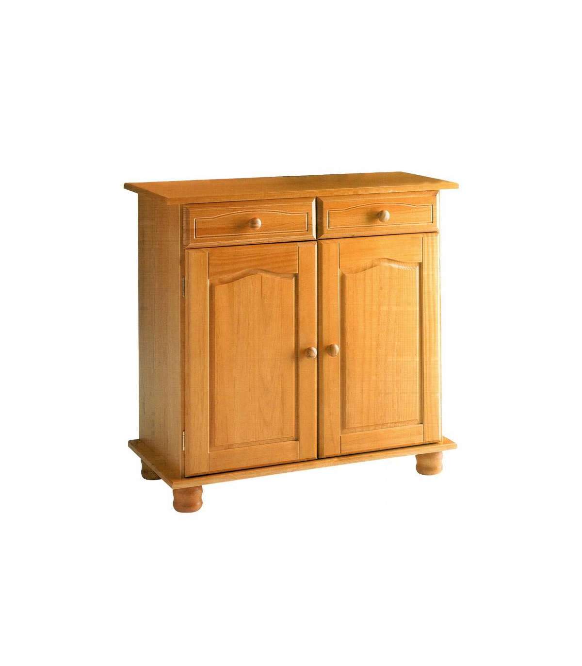 Aparador 2 Puertas Altea En Acabado Madera Maciza De Pino Color Miel 86 Cm(alto)88 Cm(ancho)42 Cm(largo)_0