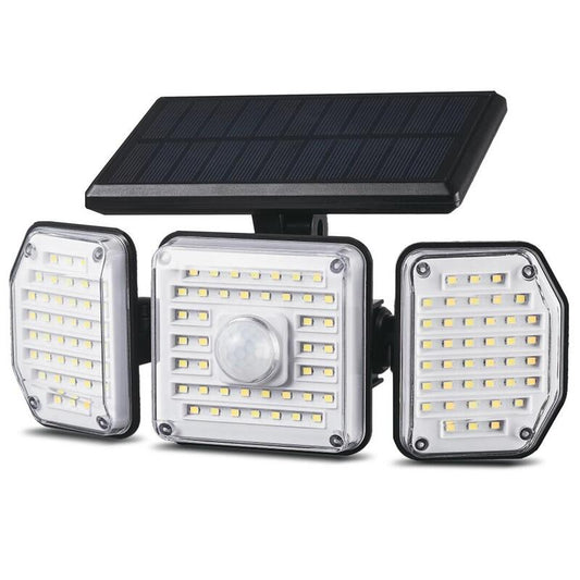 Maclean Mce615 Lámpara De Pared Exterior Lámpara Solar Con Sensor De Movimiento Ip65 4w 320lm 122 Led Smd 4000k Blanco Neutro Il_0