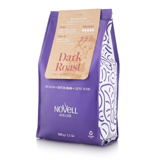Grãos de café torra escura Atelier, Novell, 500 g