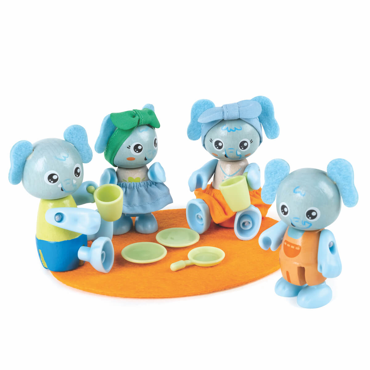 Familia Elefantes Green Planet Explorers Hape_0
