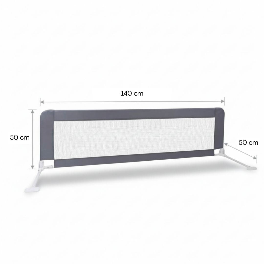 Barandilla De Cama Infantil 140 Cm – Altura Ajustable, Sistema Abatible, Malla Transpirable, Seguridad Anticaídas Bathby_5