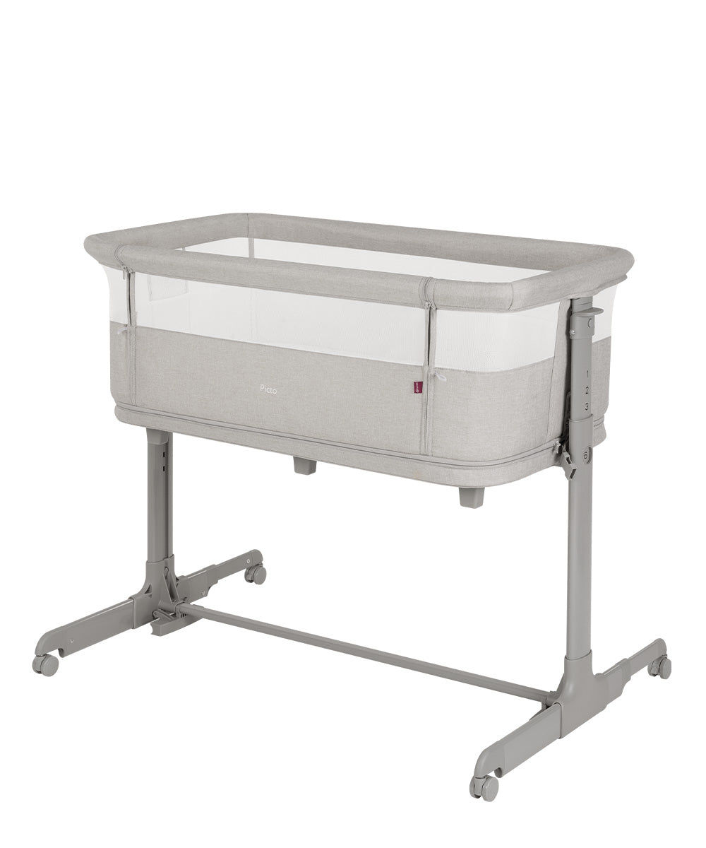 Carrello Minicuna Colecho Y Parque Picto 3 En 1 Tao Grey_2