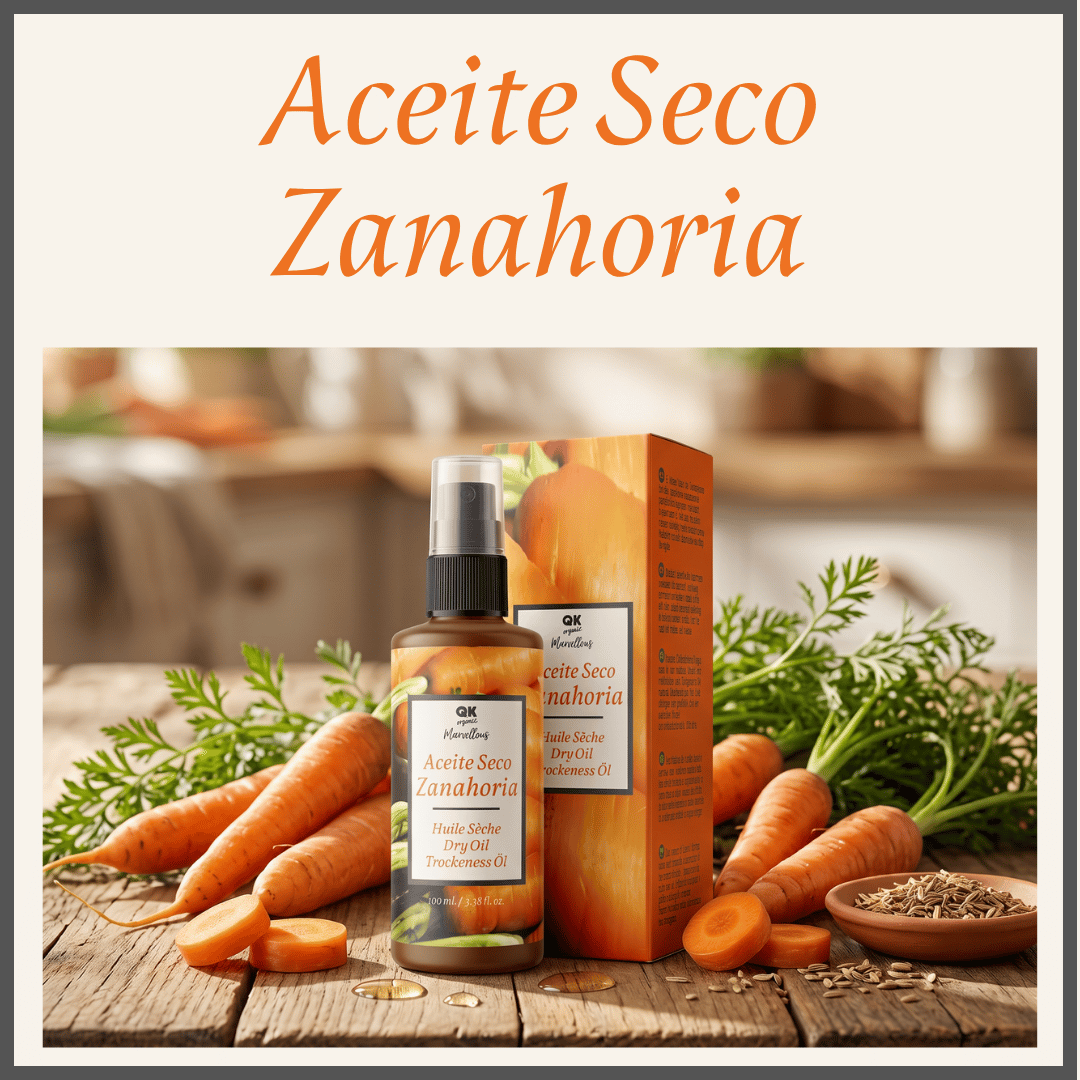 QKnatur - Aceite Seco De Zanahoria. Rápida Absorción, Hidratación Para La Piel Y El Pelo - 100 Ml.- Bronceador Natural_2