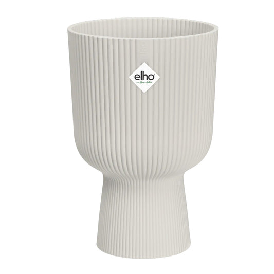 Vaso de flores Vibes dobrável cupê branco sedoso Elho 14 cm