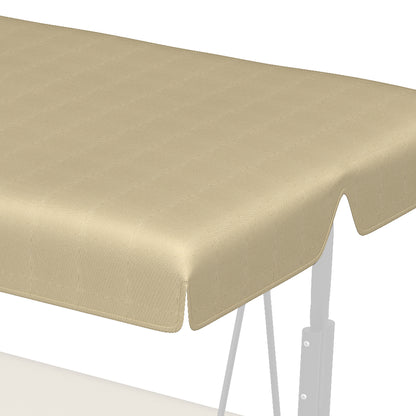 Outsunny Toldo De Repuesto Para Columpio De 3 Plazas 156x117x15 Cm Beige_3