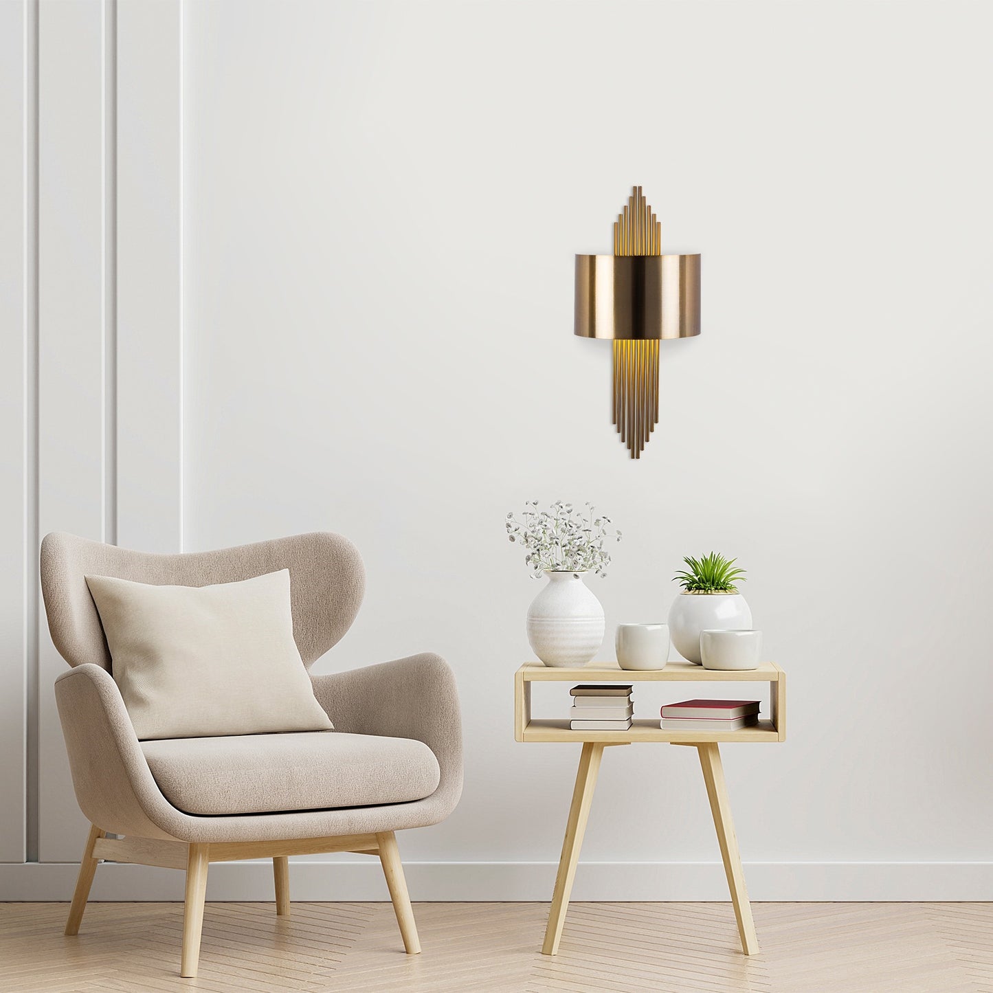 Aplique De Pared, Hierro , Vintage, 75x10x22, Casquillo E 27 Max 40 W_5