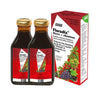 Embalagem de 2 xaropes de ferro Floradix Salus 500 ml