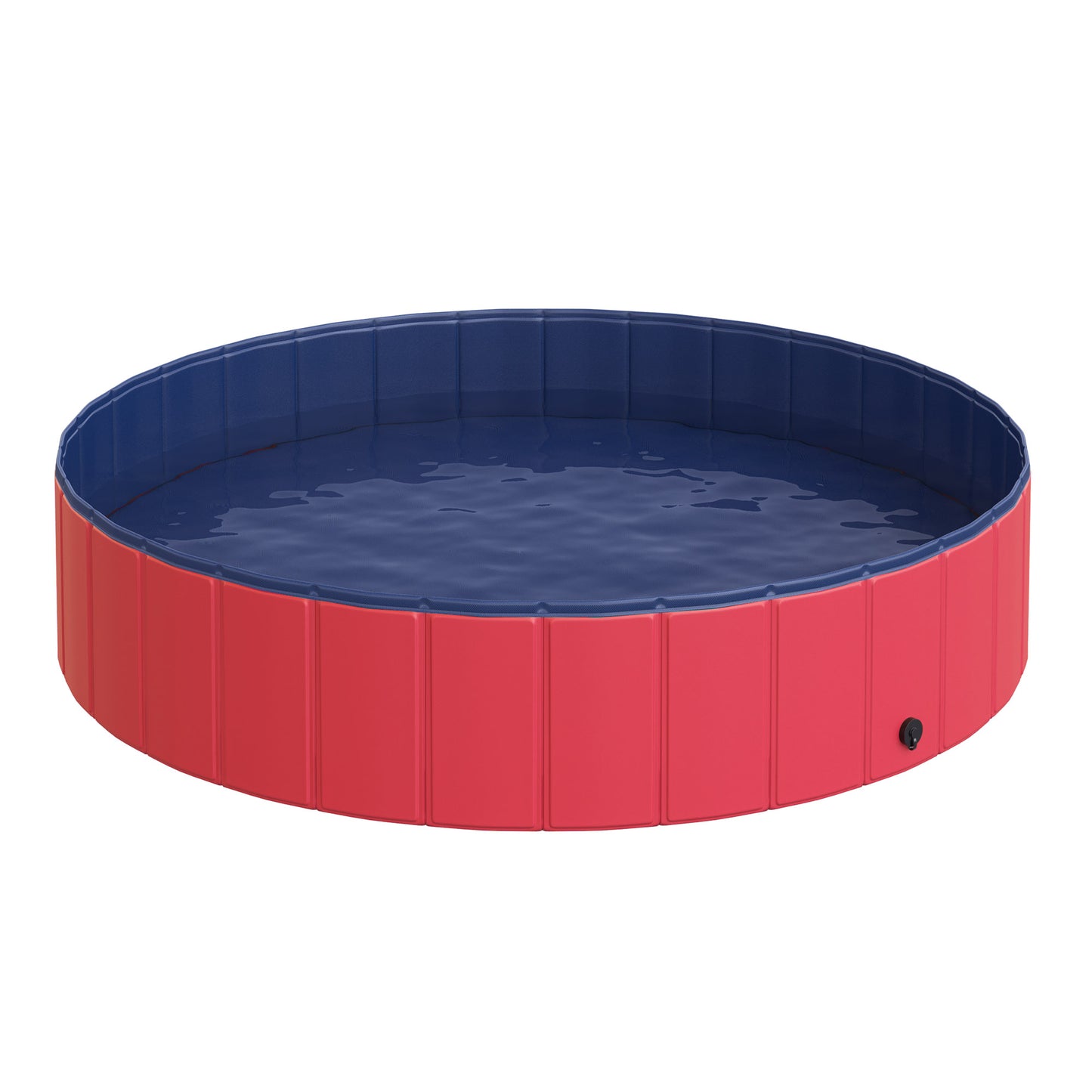 Pawhut Bañera Piscina Plegable De Mascota Perro Baño Portátil Animal Ø140cm_0