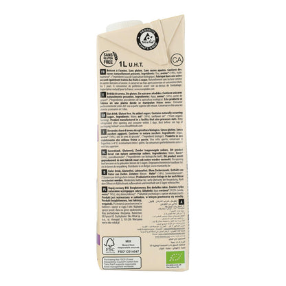 Pack de 6 Bebidas de Aveia Biológicas Sem Glúten Ecomil 1 L