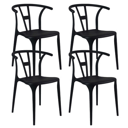 Pack 4 Sillas De Exterior Apilables Scarlett 75x52x49,5cm Thinia Home_0