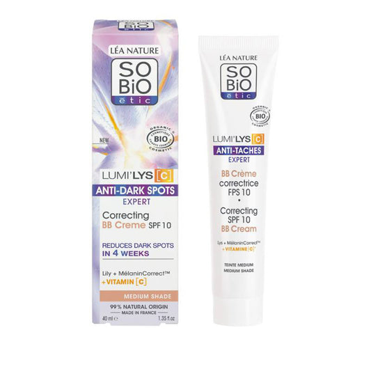 BB CREAM SPF 10 LUMI'LYS [C] EXPERT ANTI MANCHAS, SO'BIO, 40 ml